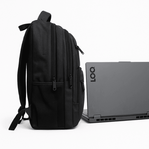 slime core black loui mark laptop backpacks 22ltr