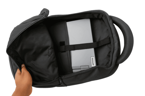 slime core black loui mark laptop backpacks 22ltr